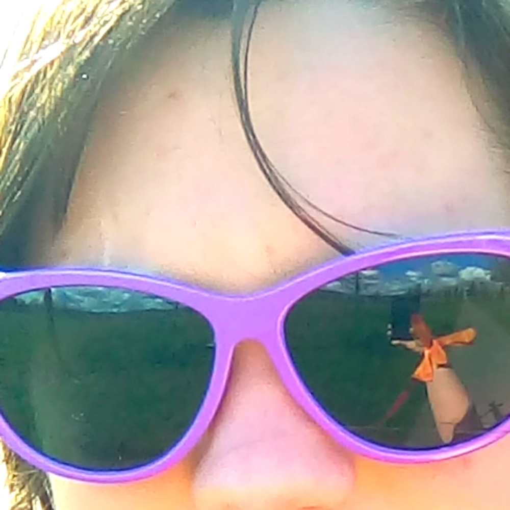 Purple sunglasses